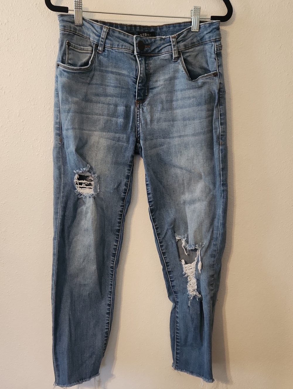 STS Blue Distressed Light Blue Skinny Jeans